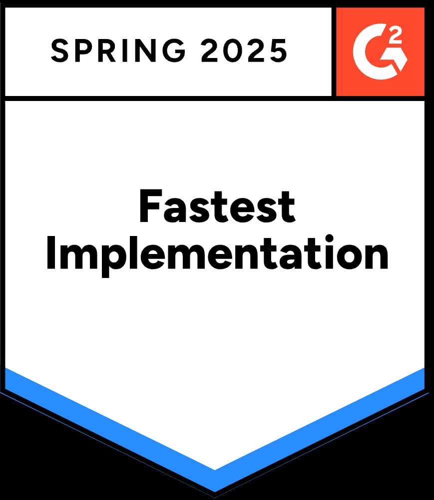 G2 Fastest Implementation Spring 2025